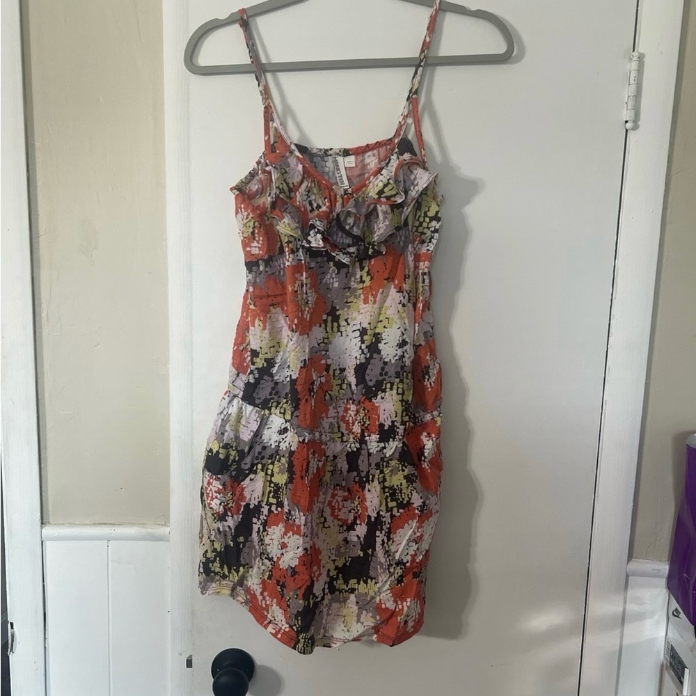 Hang Ten Multicolor Floral Mini Dress